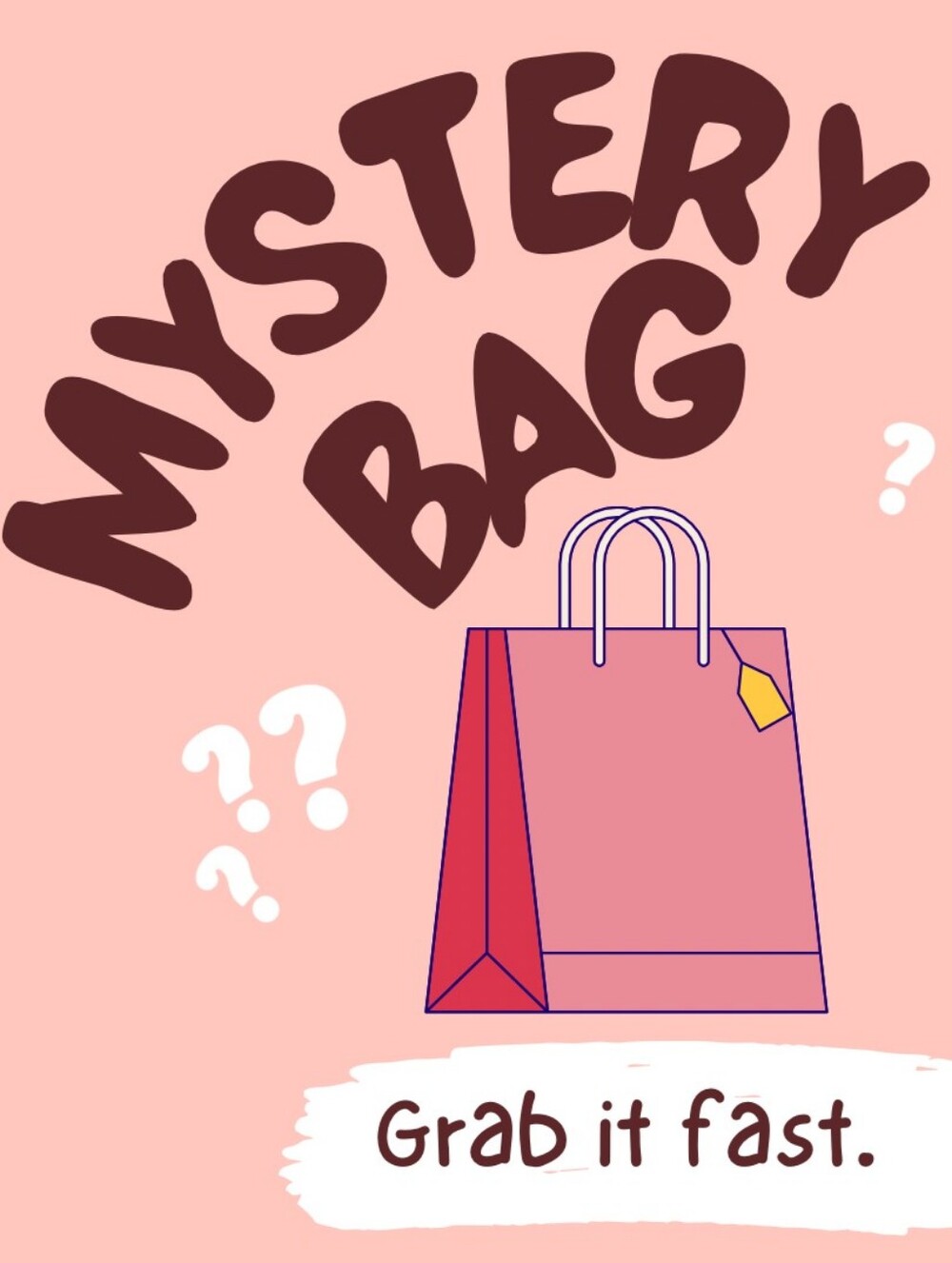 Pink Mystery Women's Clothes Bag - Brand Unspecified